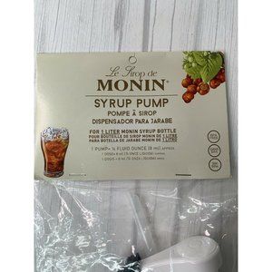 New Le Sirop de Monin Syrup Pump for 1Liter Glass Bottle